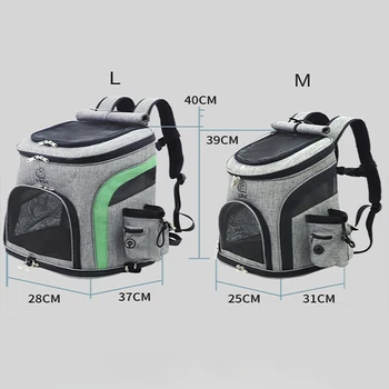 Pet Cat Carrier Bags Breathable Travel Outdoor Multifunction Backpack For Small Dogs Kitten Portable Shoulders Bag Cat Carrier 4