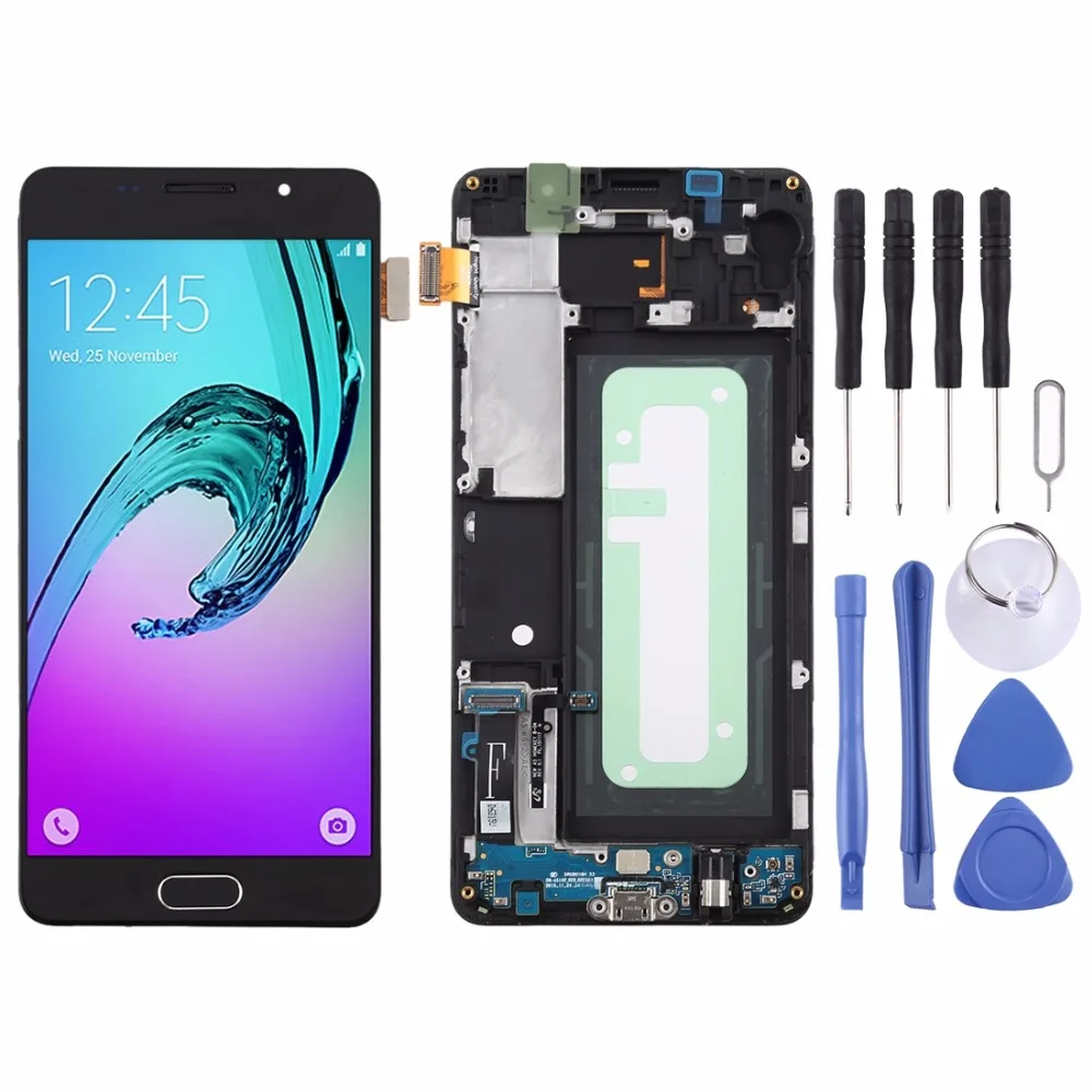TFT материал ЖК-экран и дигитайзер Полная сборка с рамкой для Galaxy A5()/A510F
