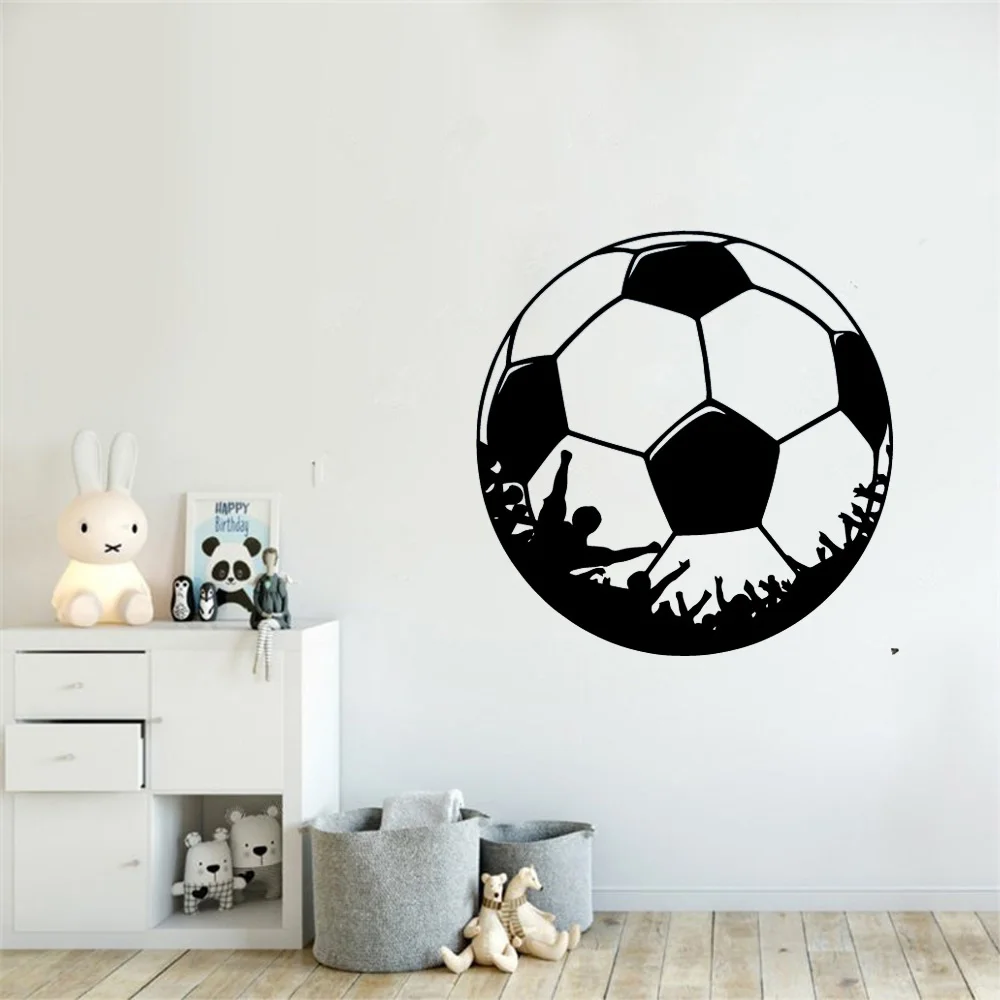 サッカーの壁のステッカー 家の装飾の壁紙 Aliexpress ホーム ガーデン