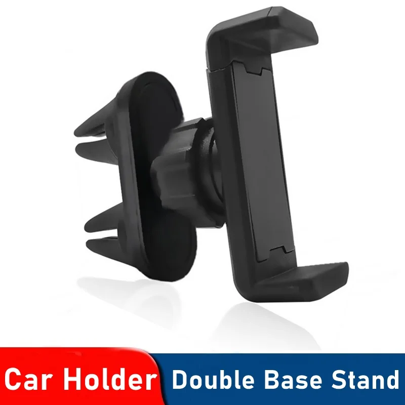 Tongdaytech Universal Car Phone Holder Double Base Air Vent Mount 360 Rotation Stand For Iphone XS 11 12 Pro Max Samsung In | Мобильные