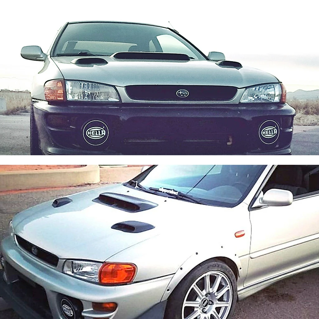 2 шт. вытяжка вентиляционная Индукционная Совок FRP для Subaru Impreza GC8 STi WRX 2.5RS 1999-2001