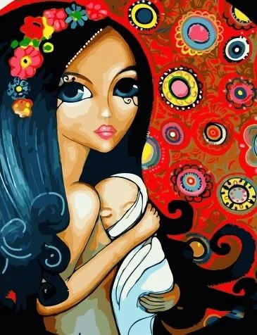 Painting by numbers Raduga item No. Rdg-3903 canvas stretcher 40x50 cm painting drawing | Дом и сад