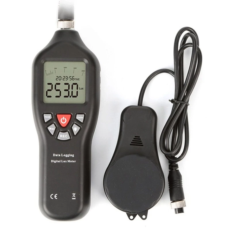 

Tl-600 Digital Lux Meter Data Record with Usb Shape 0.1-200000 Lux Illuminance Meter / Screen Brightness Meter