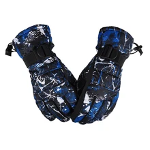 Новые мужские лыжные перчатки, перчатки для сноуборда, мотоциклетные зимние детские лыжные перчатки, ветрозащитные водонепроницаемые зимние перчатки унисекс