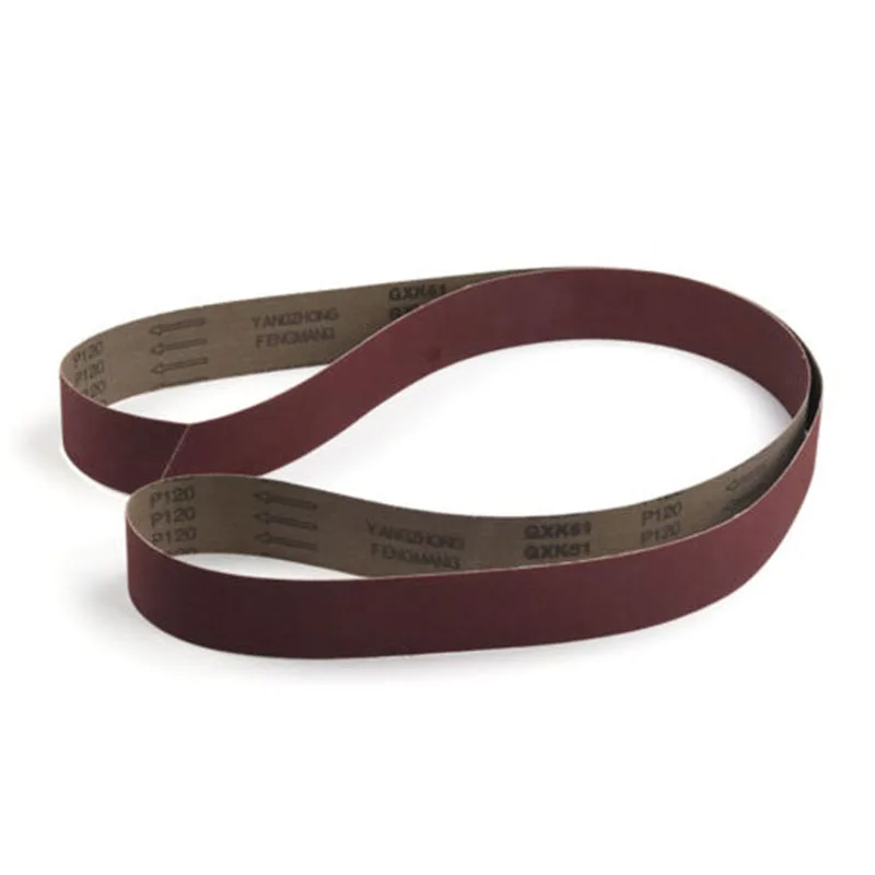7Pcs 2 X 82 Polishing Sanding Belts Aluminum Oxide For Sander Replacement 80