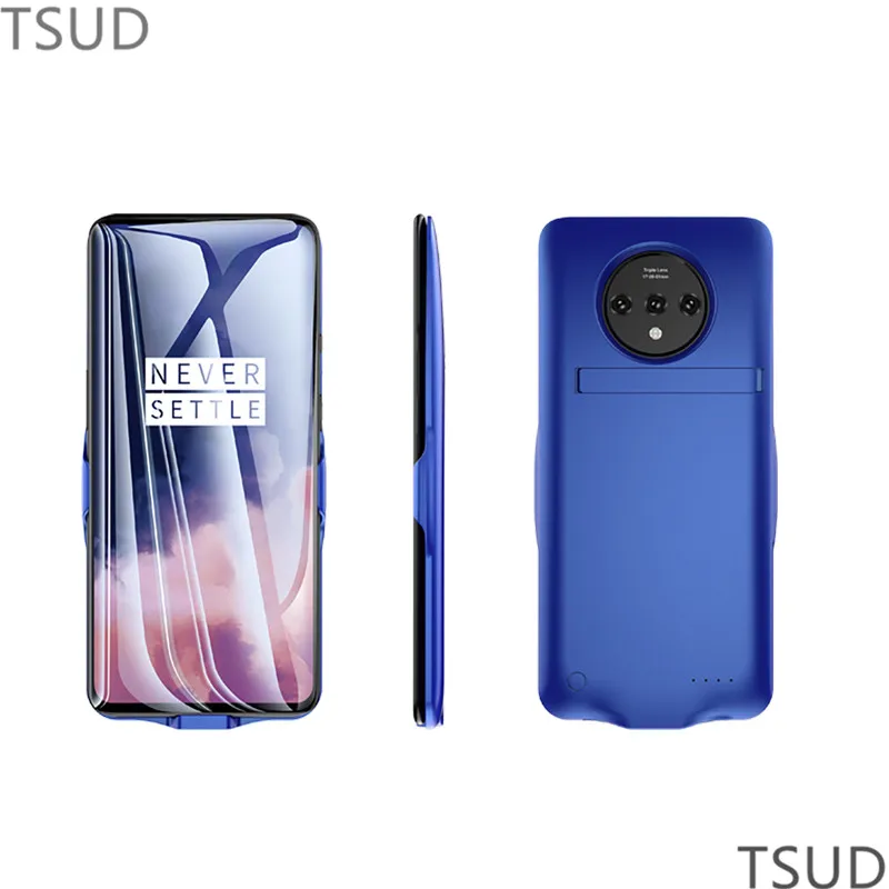 

6500mah charging battery charger case for One Plus 7T Pro 7T external portable stand charging case for One Plus 7T Pro 7T