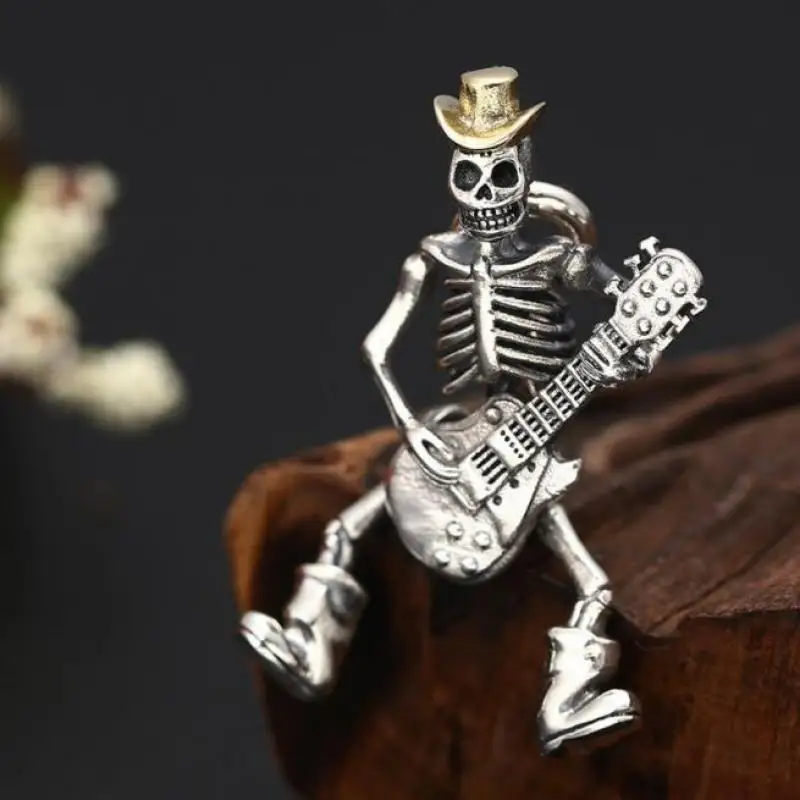 Collier Ras Du Cou Tête De Mort En Métal Doré – Style Punk Aztèque, Inspiré Jack Sparrow