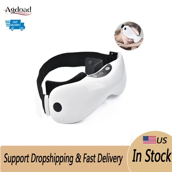 

3D Electric Vibration Eye Massager Wrinkle Fatigue Stress Relief Dark Circle Remove Hot Compressing Air Pressure Therapy Massage