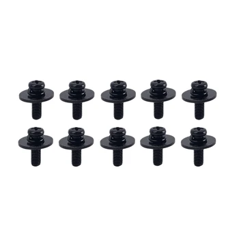 

10Pcs Black Metal Single End Drum Lugs Without Mounting Screws Lightweight Drum Ears for Snare Drum