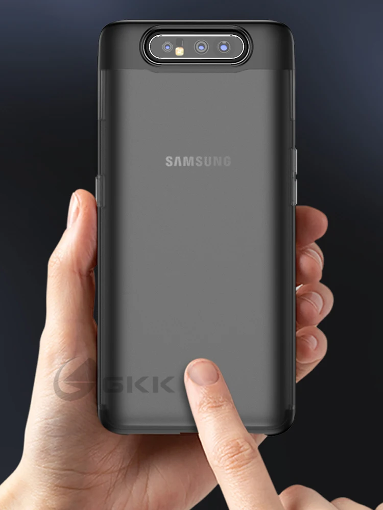 Роскошный чехол для телефона для Sumsung A80, чехол, полупрозрачный, модный, жесткий, ультра тонкий, матовый, задняя крышка для Sumsung a80, кольцо, силиконовый чехол