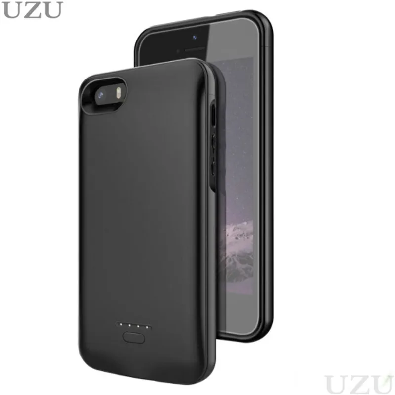 

4000mah ultra thin battery charger case for iphone 5 5s se external portable wireless charging cover for iphone 5 5s se luxury