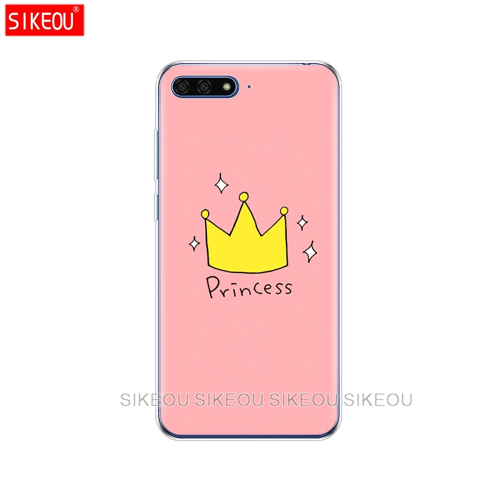Силиконовый чехол для huawei Y6 2018 Y 6 задняя крышка с полным покрытием 360 Защитный