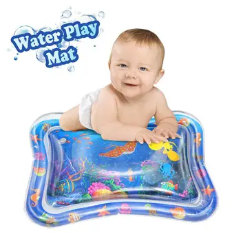 

Kuulee Baby Inflatable Water Play Mat Indoor Outdoor Pad Babies Great Tummy Time Activity Movement Motor Easy Inflate Toys