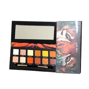 

Makeup 12 Color Matte Eye Shadow Explorer Series Eye Shadow Disc Pearl Matte Desert Rose maquiagem MKXJ