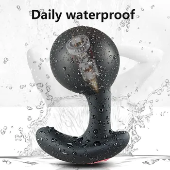 10 modes Anal Vibrator Wireless Remote Male Prostate Massager Inflatable Anal Plug Butt Plug Anal Expansion Sex Toys For Men 5