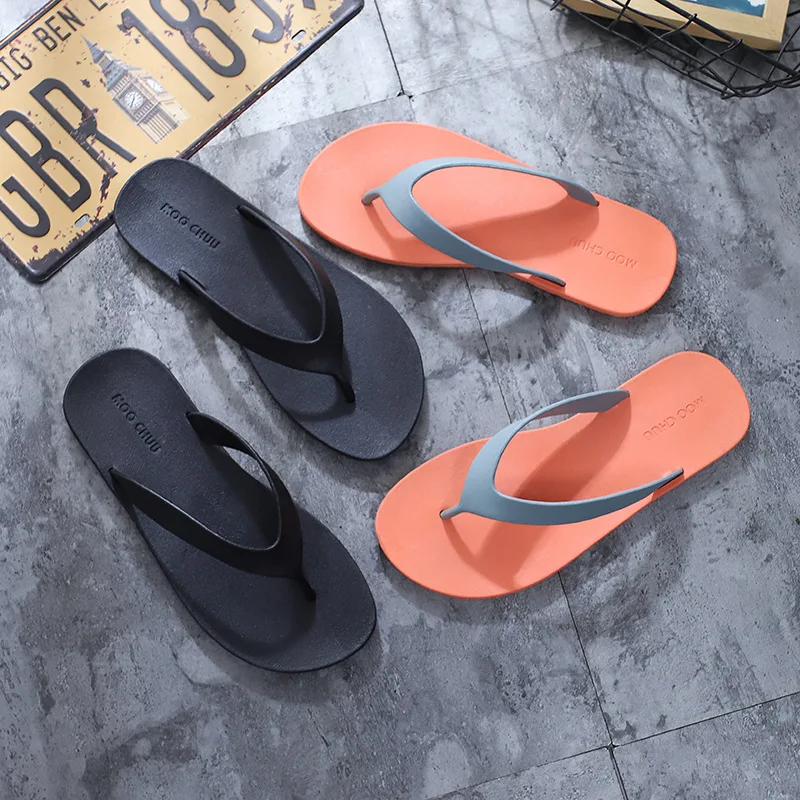 

Moochuu Thailand Latex Flip-flops Male Bathroom Anti-slip Outer Wear Deodorizing Waterproof Flip-flop Sandals COUPLE'S