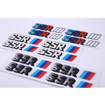 

4x Car Styling Vinyl Decal Racing Vehicle Auto Wheel Tape Stickers for SSR Type C