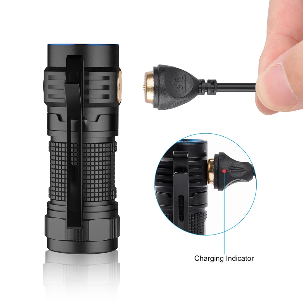 Trustfire MW1 Smart Magnetic Charging Cable for Trustfire MC1 MC12 MC18 MC3 MC5 Flashlight and E18R E30R HM65R solar spotlight cable led strip cable splitter connectors cable