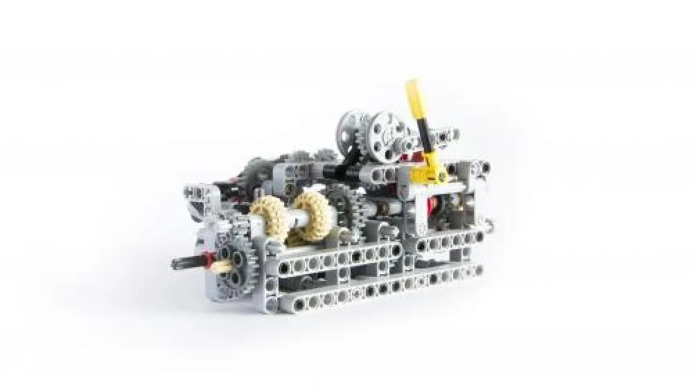 MOC-4911 мелкие частицы строительный блок технологии простой дизайн 8-скорость последовательного коробки передач