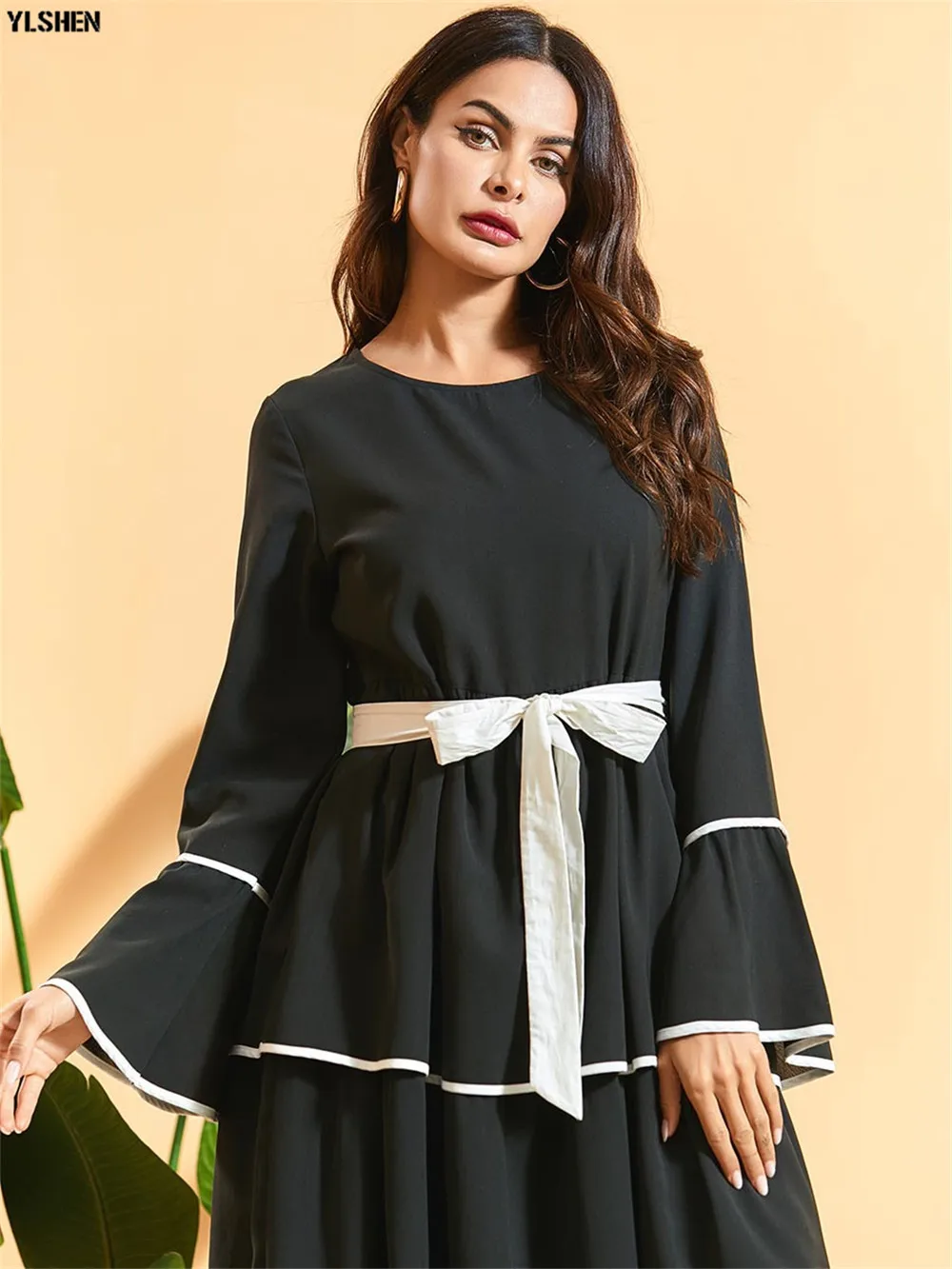 Abaya Dubai Turkey Muslim Hijab Dress Kaftan Caftan Marocain Islamic Clothing For Women Ramadan Dresses Islam Robe Musulman 09