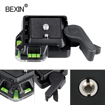 

Dslr Camera Photography Accessories Tripod Monopods Ball Head Quick Release Plate Clamp 1/4 3/8 Screw QR Plate Adapter clamp