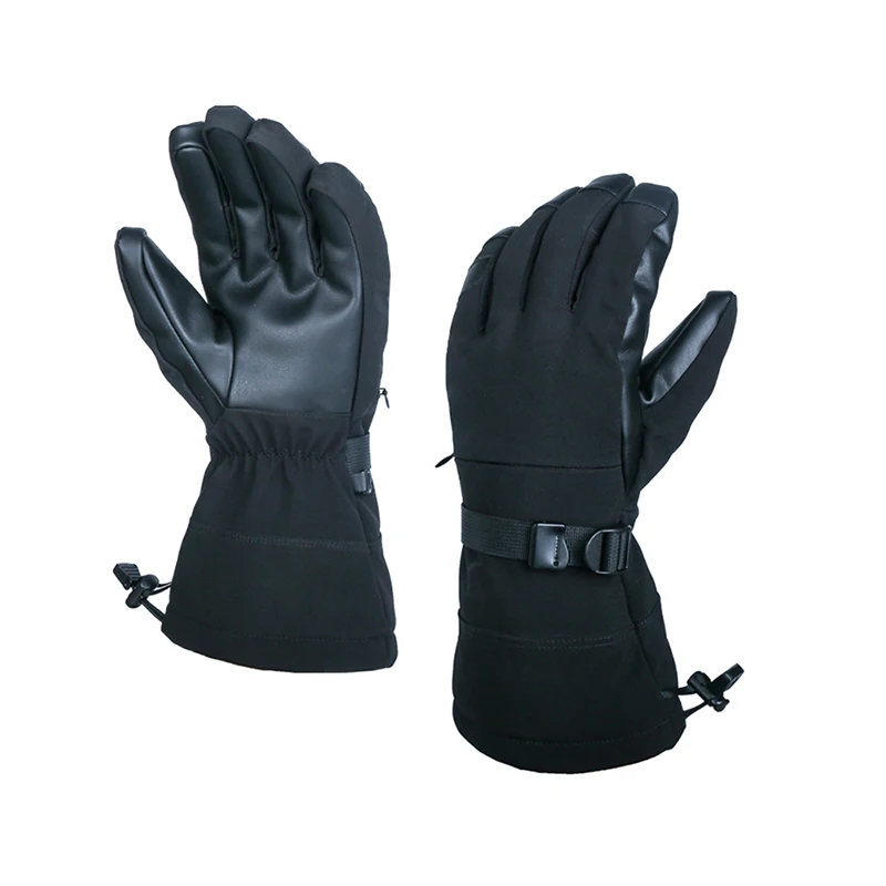 

Winter Sport Ski Gloves Touch Screen Thermal Warm Cycling Gloves Concealed Zipper Pouch On The Glove Waterproof Full Finger