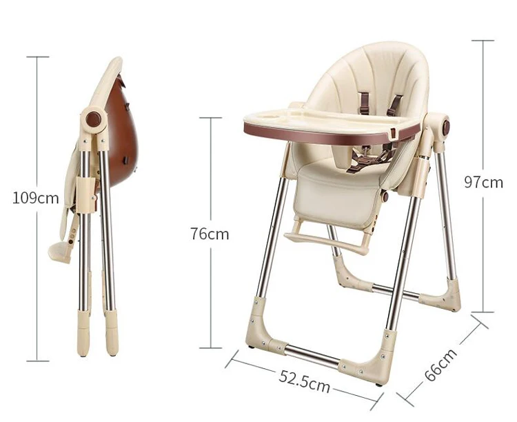 Складной высокий стульчик детский Ланч Кормление стульев пояс портативный Грудное кормление стул с колесами для кормления детское безопасное сиденье