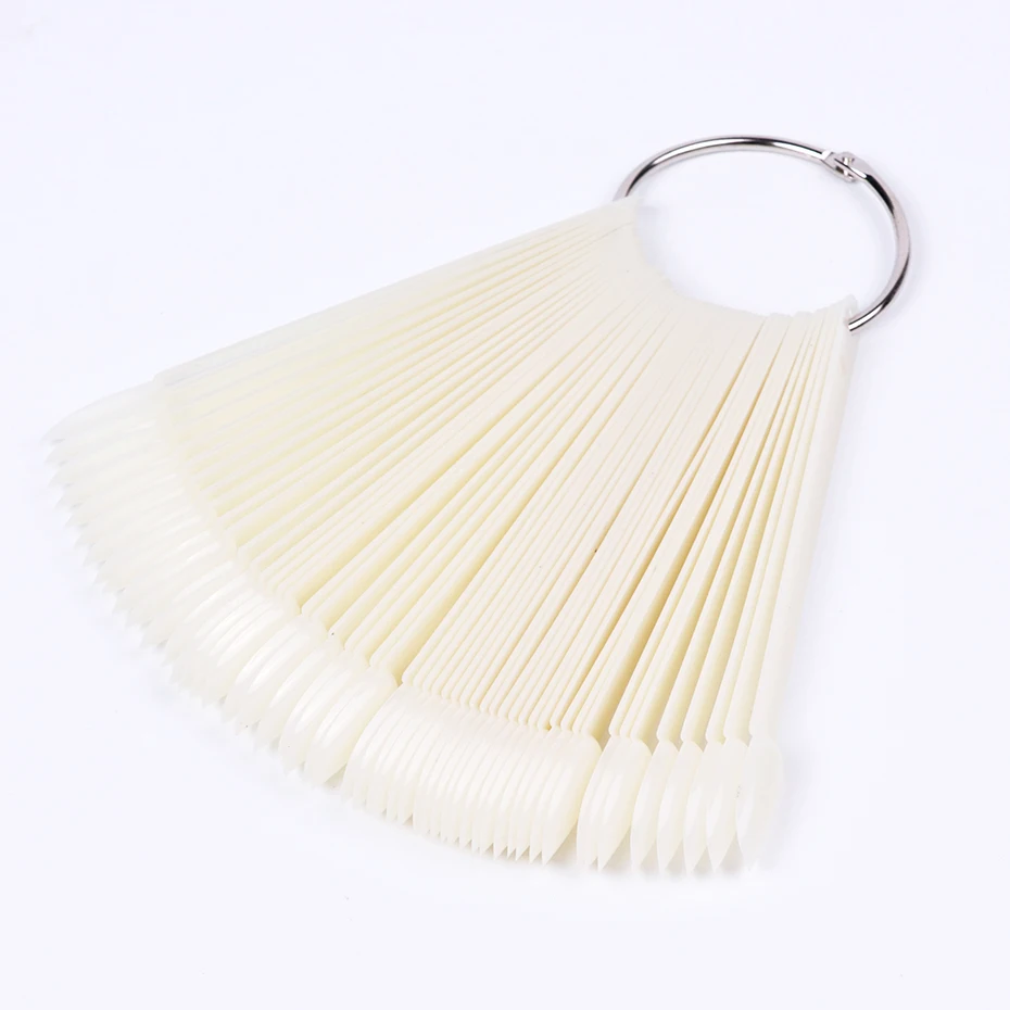 Clear Black Nature Oval Nail Art Display Set