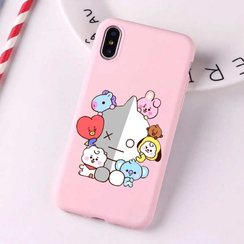 BT 21 Phone Cases for iPhone (11 pro, X, XS, XR MAX, 6, 6s, 7, 8, plus)