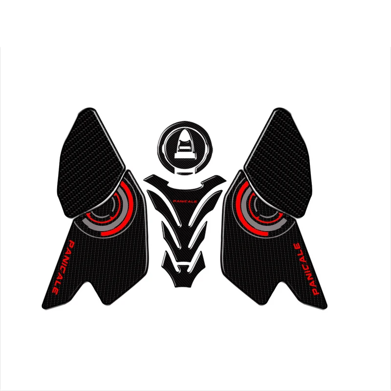 3D противоскользящая накладка на бак мотоцикла наклейка боковой газовый коленный