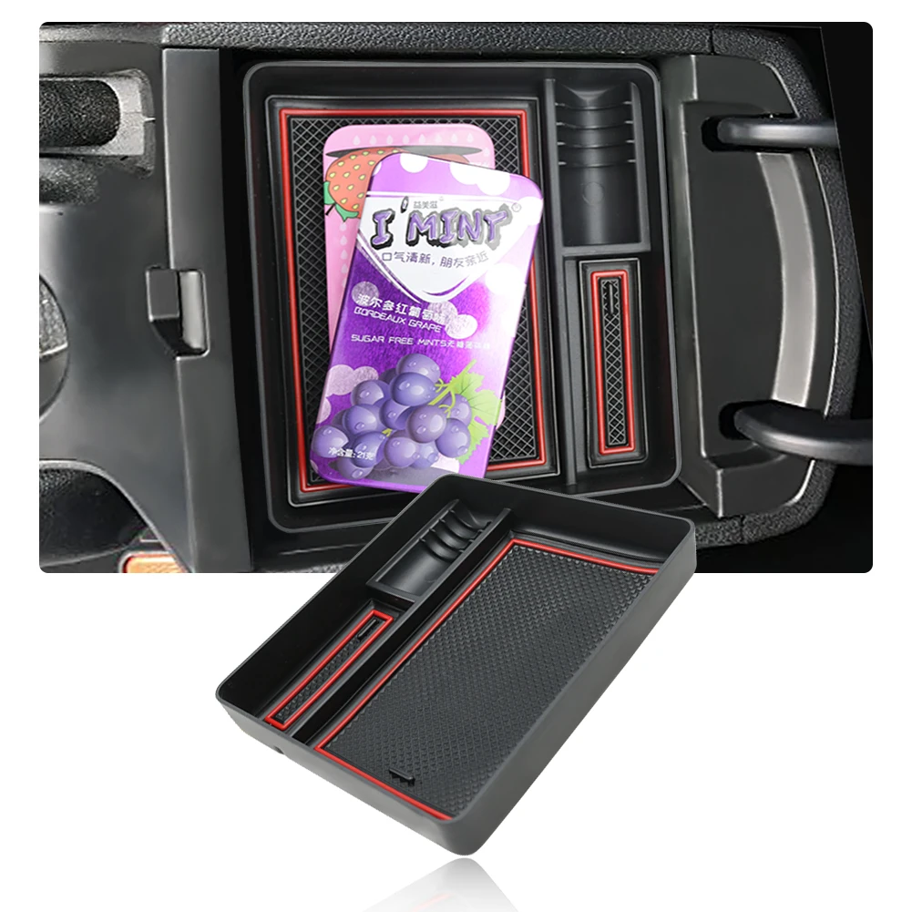 LFOTPP Car Armrest Central Storage Box für Hyundai Tucson 2015-2020 Car Handrail Storage Box Auto Interior Tucson 2020 Zubehör – Detail 2