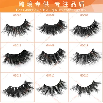 

25mm Fake Eyelash Hair 5D Mink Hair Export Best-Selling Thick eye beauty eyebrow lash