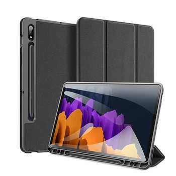 

Tablet Case for Samsung Tab S7 11inch PU Leather Case netic Cover Anti-Drop Tablet Stand with Pen Slot