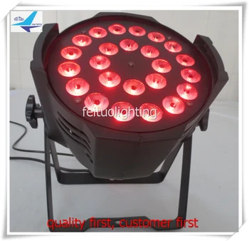 

4/lot LED Stage Light Par 24X18W rgbwa uv 6 in1 par led Lighting Projector Party Club