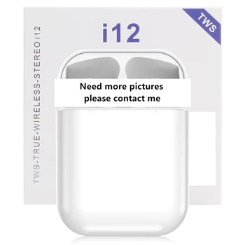 

100 pcs/lot i12 Tws Wireless headset Bluetooth Earphones Earbuds Handsfree in ear Sports Headset with Charging Box Mic