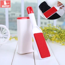 Статическая щетка Волшебная щетка для очистки меха щетка для чистки собак кошек домашних животных для удаления ворса Двусторонняя многоразовая щетка для удаления пыли