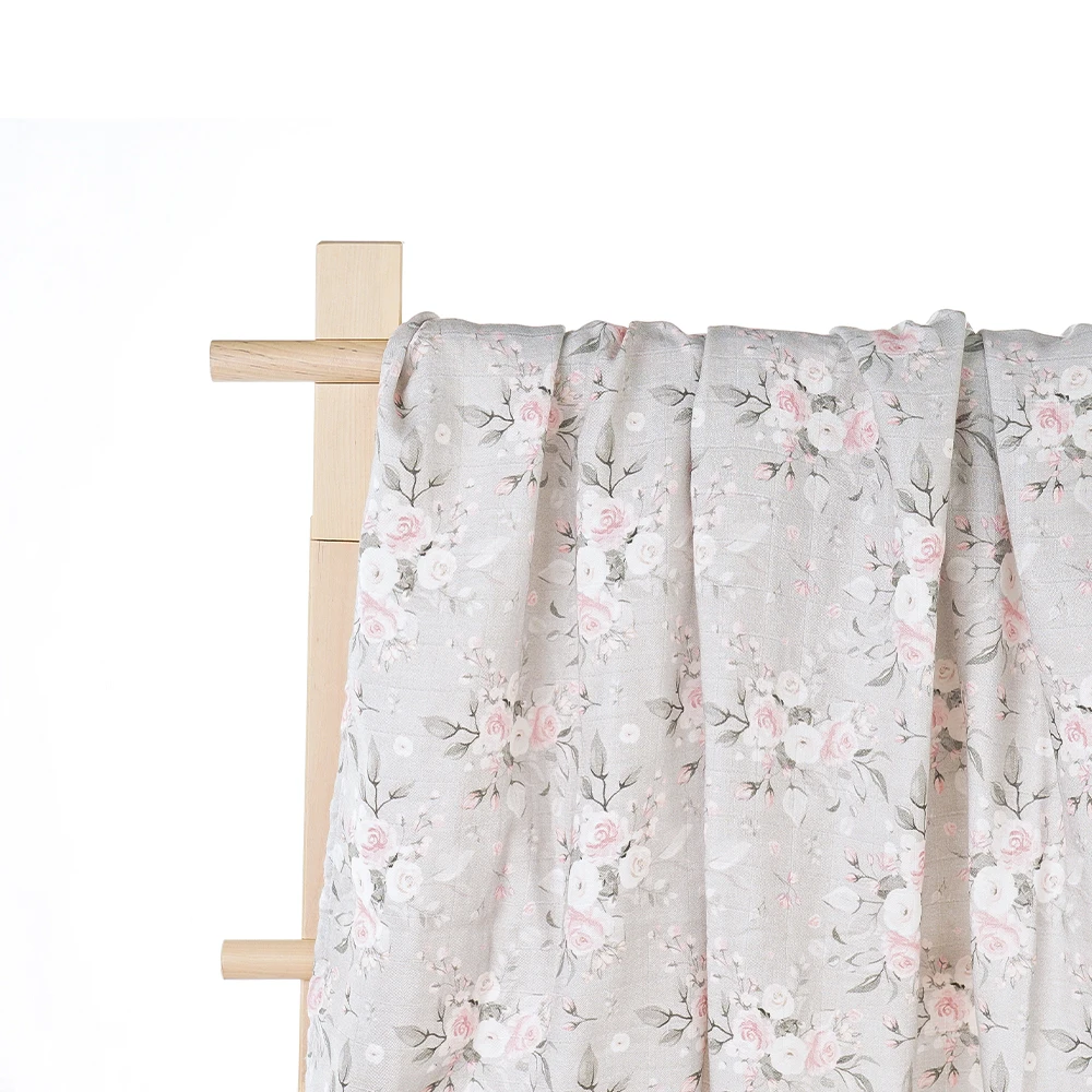 Kangobaby-Manta de muselina de alta densidad, manta para bebé con impresión Digital de primera calidad, # My Soft Life #