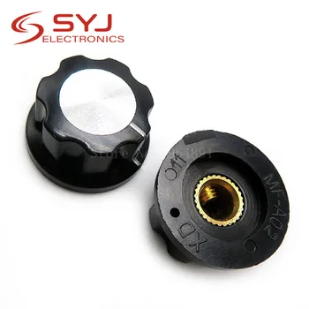 

10pcs/lot Hat MF-A02 potentiometer knob WH118/WX050 bakelite knob copper core inner hole 6mm In Stock
