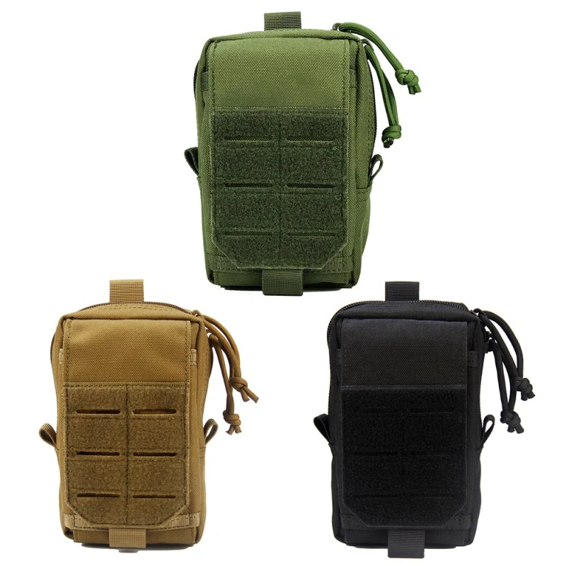 

Outdoor Hunting Tactical Bags Molle EDC Pouch Utility Gadget Belt Waist Bag Portable Waterproof Camping Hiking Phone Wallet Bags