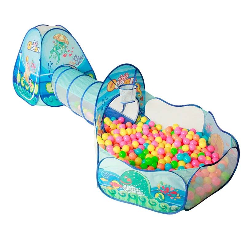 Portable Baby Game Machine Children S Ball Pool Foldable Pop Up Game Tent Tunnel Game Room Cabin Indoor And Outdoor Toy Lovers Toy Tents Aliexpress