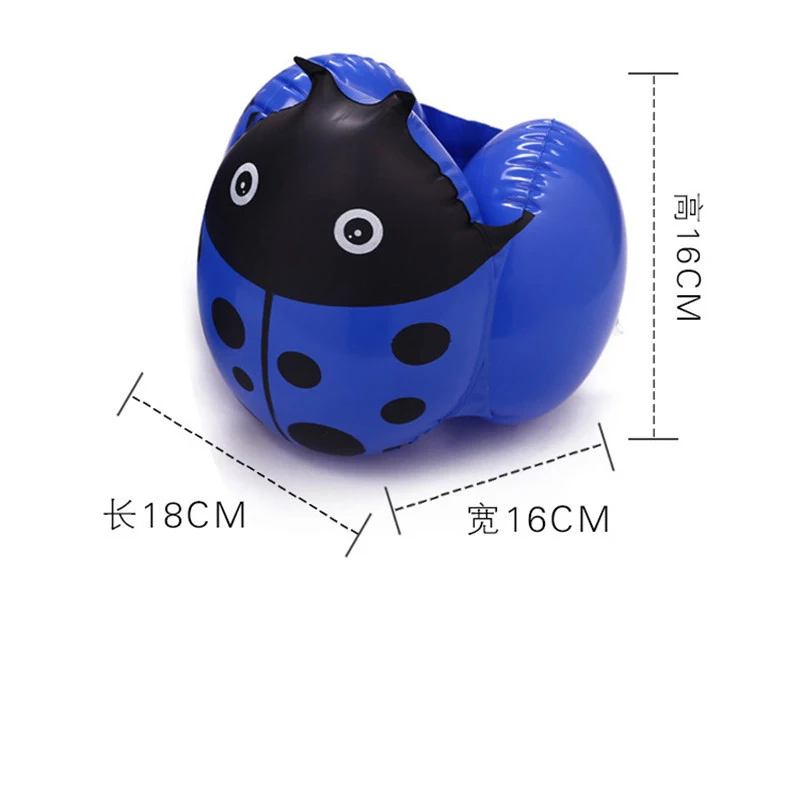 Inflatable Swimming Ring Inflatable Swimming Arm Circle Swimming Float Accessories Kids Child Swimming Ring Arm Ring Inflation Floating Sleeve Adult Portable Aid Bands Arm Swimming Pool Float Brachii
