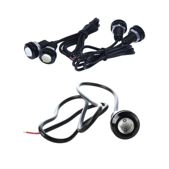 

6 Pcs LED Lamp Bulb Rear Backup Lights DC 12V for Car White 3W & Red 1.5W