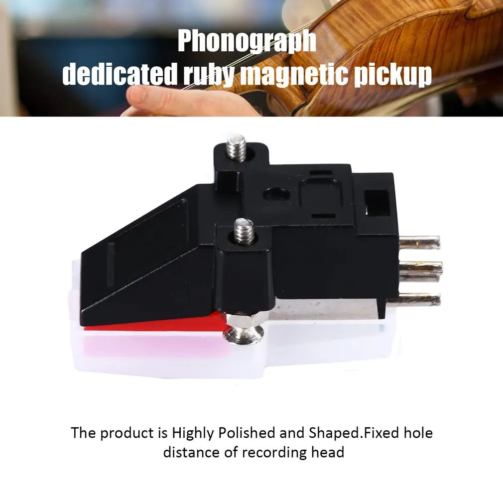 Fixed Hole Distance Of Recording Head Magnetic Cartridge Stylus With Lp Vinyl Needle For Turntable Record Player