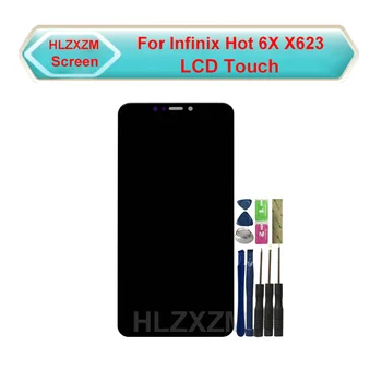 

For Infinix Hot 6X X623 LCD Display With Touch Screen Digitizer Assembly Replacement With Tools+3M Sticker