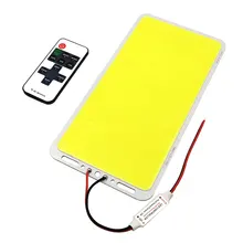 Модернизированный Светодиодный панельный светильник с пультом дистанционного управления с диммером 200 Вт, 12 В, светодиодный COB светильник, матричная пластина, внутренний, уличный светильник ing