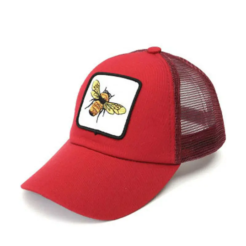 Унисекс бейсбольная шляпа мужская хлопковая Спортивная Кепка Snapback Тигр пчела Прохладный Регулируемый AU