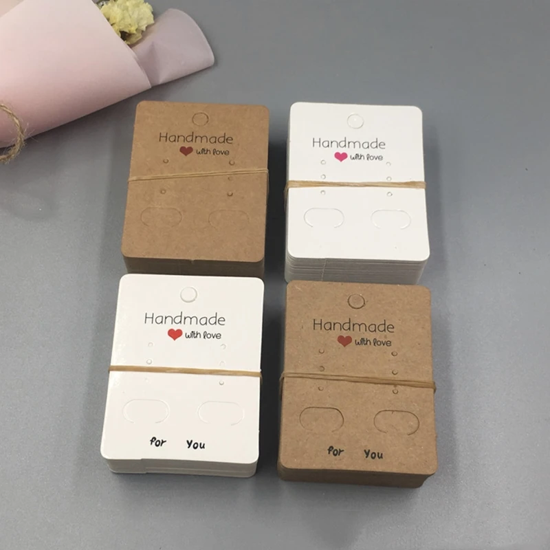 50pcs 6.5x5cm 귀걸이 디스플레이 카드 쥬얼리 디스플레이 카드 매달려 귀걸이 스터드 귀고리에 대 한 귀걸이 홀더
