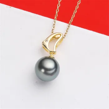 

Jewelry Handwork Pendant Base S925 Sterling Silver Pearl Pendant Accessories And Parts Findings Jewelry For DIY Fittings Women