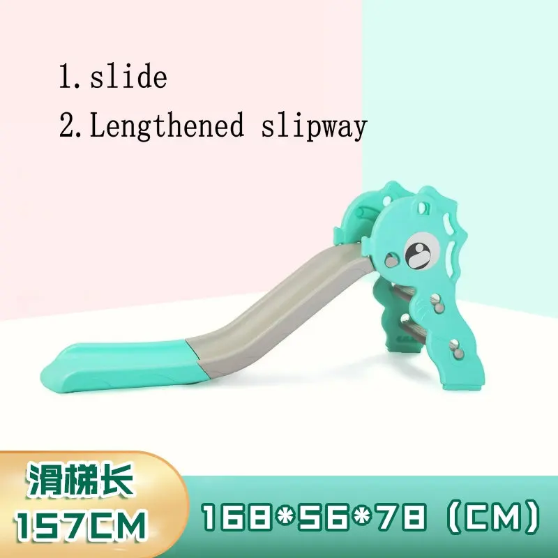 blue1 Детская горка детская Крытая маленькая горка детская крытая игровая площадка складной слайд - Цвет: blue1
