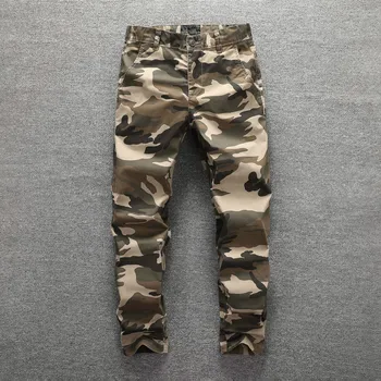 

Autumn Plus Size Trousers Men Hot Mens Warm Casual Long Military Pants Male Straight Cotton Camouflage Pants Boys Sportswear XXL
